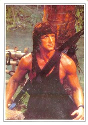 Rambo Kartpostal (Küçük Boy) KRT23567 - Gökçekoleksiyon