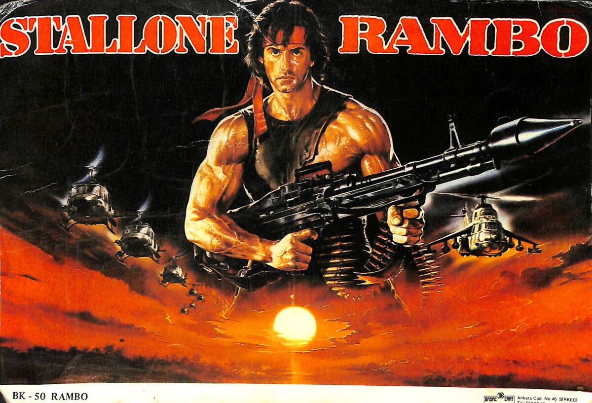 Rambo Kartpostal (Orta Boy) KRT23489 - 1