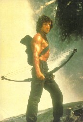 Rambo Kartpostal (Orta Boy) KRT23494 - Gökçekoleksiyon