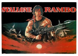 Rambo - Sylvester Stallone Büyükboy Kartpostal KRT9243 - Gökçekoleksiyon