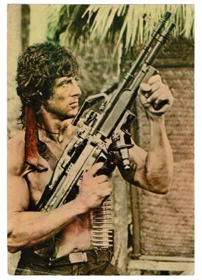Rambo - Sylvester Stallone Büyükboy Kartpostal KRT9247 - 1