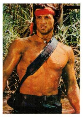 Rambo - Sylvester Stallone Kartpostal KRT8082 - 1