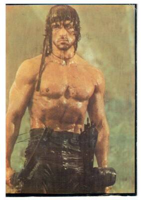 Rambo - Sylvester Stallone Kartpostal KRT8083 - 1