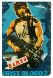Rambo - Sylvester Stallone Kartpostal KRT8094 - Gökçekoleksiyon