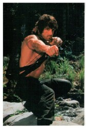 Rambo - Sylvester Stallone Kartpostal KRT8096 - Gökçekoleksiyon