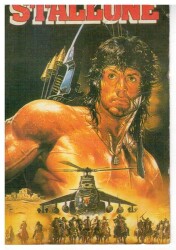 Rambo - Sylvester Stallone Kartpostal KRT8098 - Gökçekoleksiyon