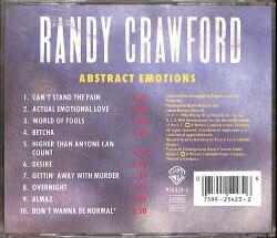 Randy Crawford ‎– Abstract Emotions CD (İkinci El) CD5522 - 2