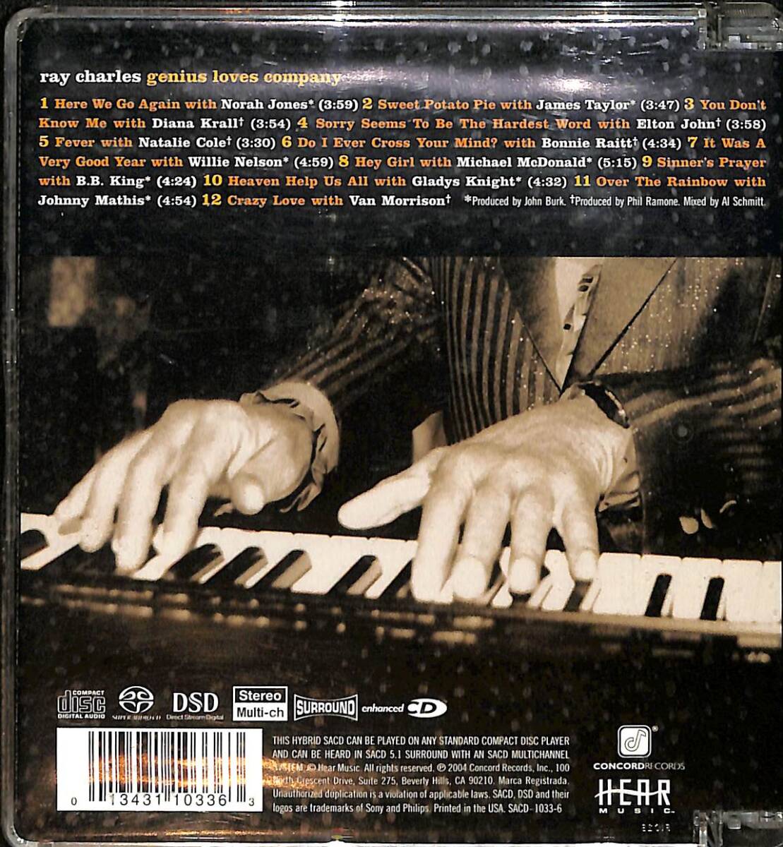 Ray Charles ‎- Genius Loves Company CD (İkinci El) CD5118 - 2