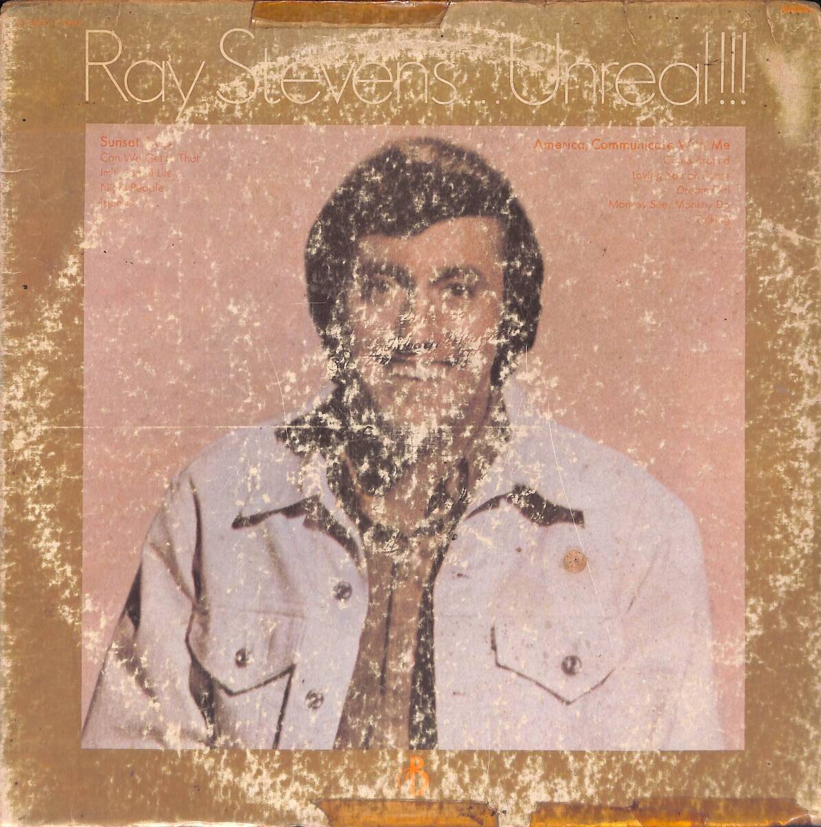 Ray Stevens - Unreal!!! LP PLAK (Açıklamayı Okuyunuz) PLK26734 - 1