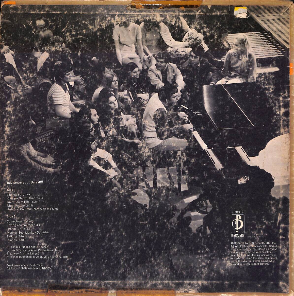 Ray Stevens - Unreal!!! LP PLAK (Açıklamayı Okuyunuz) PLK26734 - 2