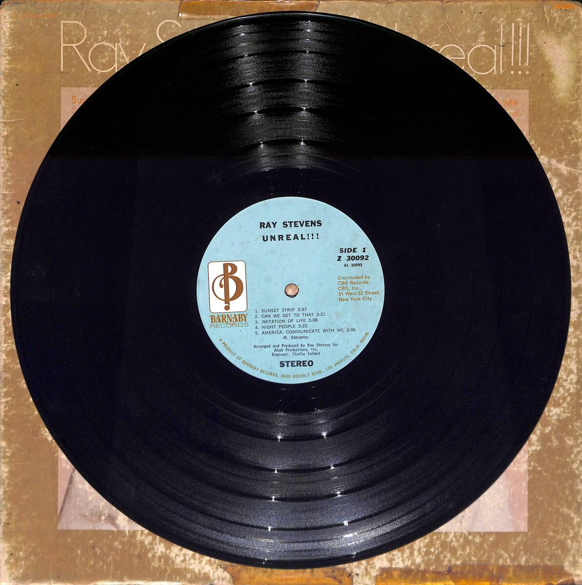 Ray Stevens - Unreal!!! LP PLAK (Açıklamayı Okuyunuz) PLK26734 - 3
