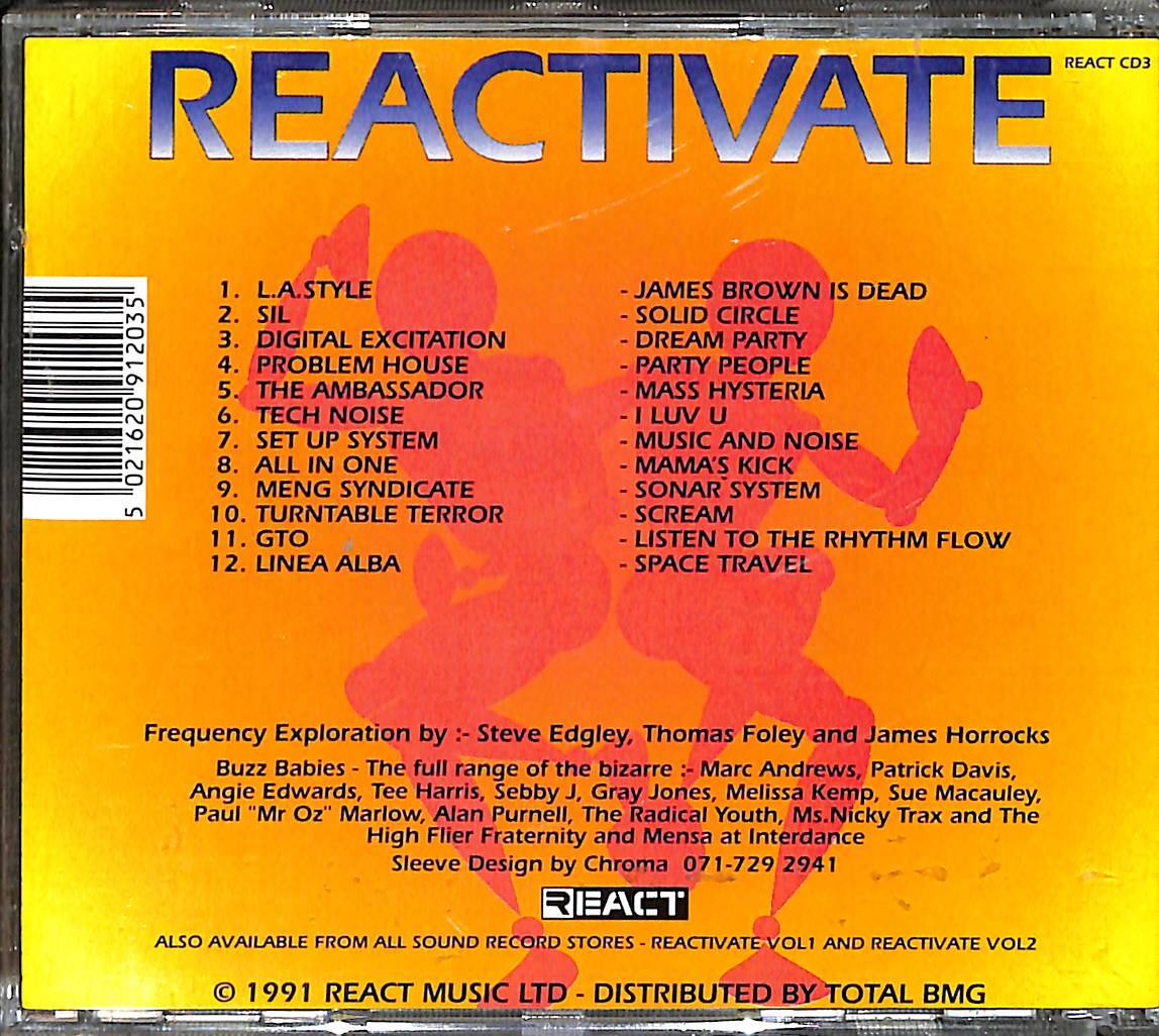 Reactivate - Volume #3 CD (İkinci El) CD4173 - 2
