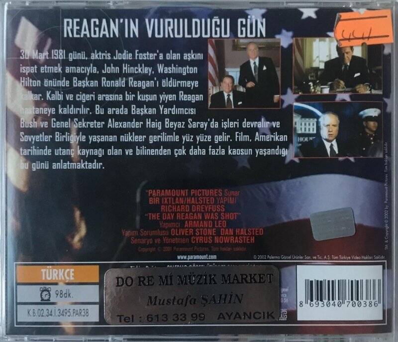Reagan`ın Vurulduğu Gün VCD Film VCD4509 - 2