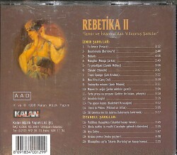 Rebetika 2 - İzmir ve İstanbul'dan Yıllanmış Şarkılar CD (İkinci El) CD4838 - 2