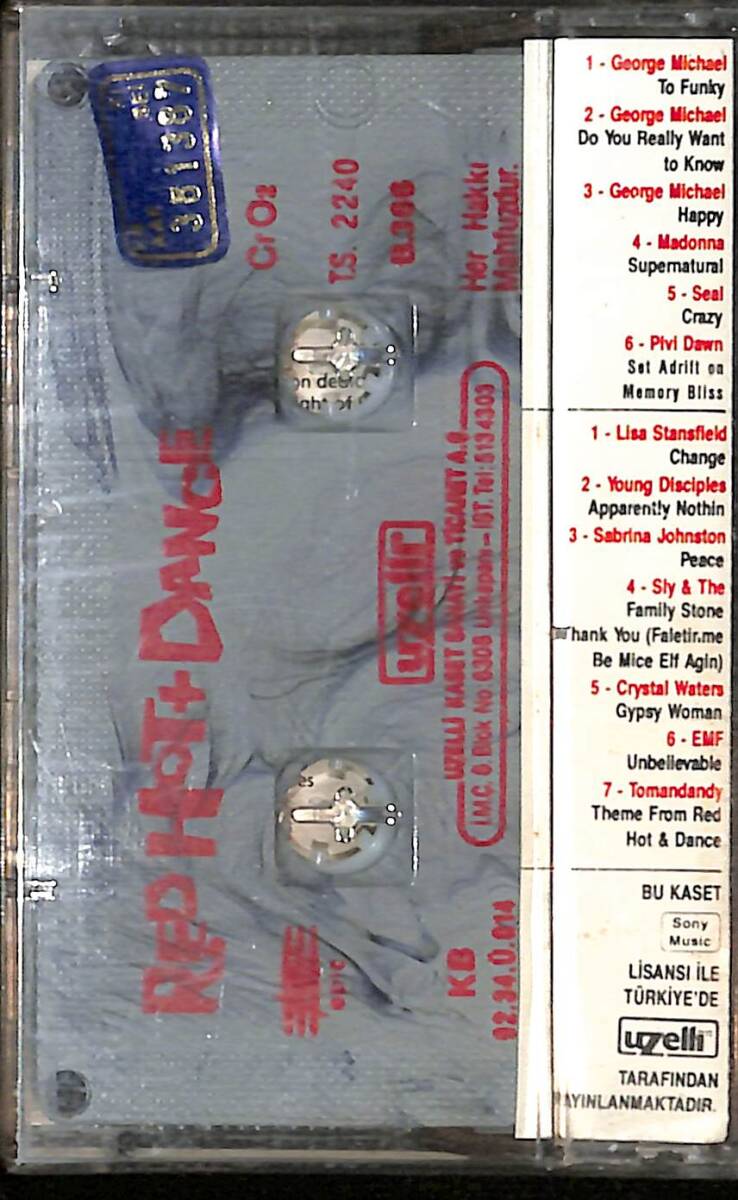 Red Hot Dance Kaset (Mavi Bandrol - Sıfır) KST27044 - 2