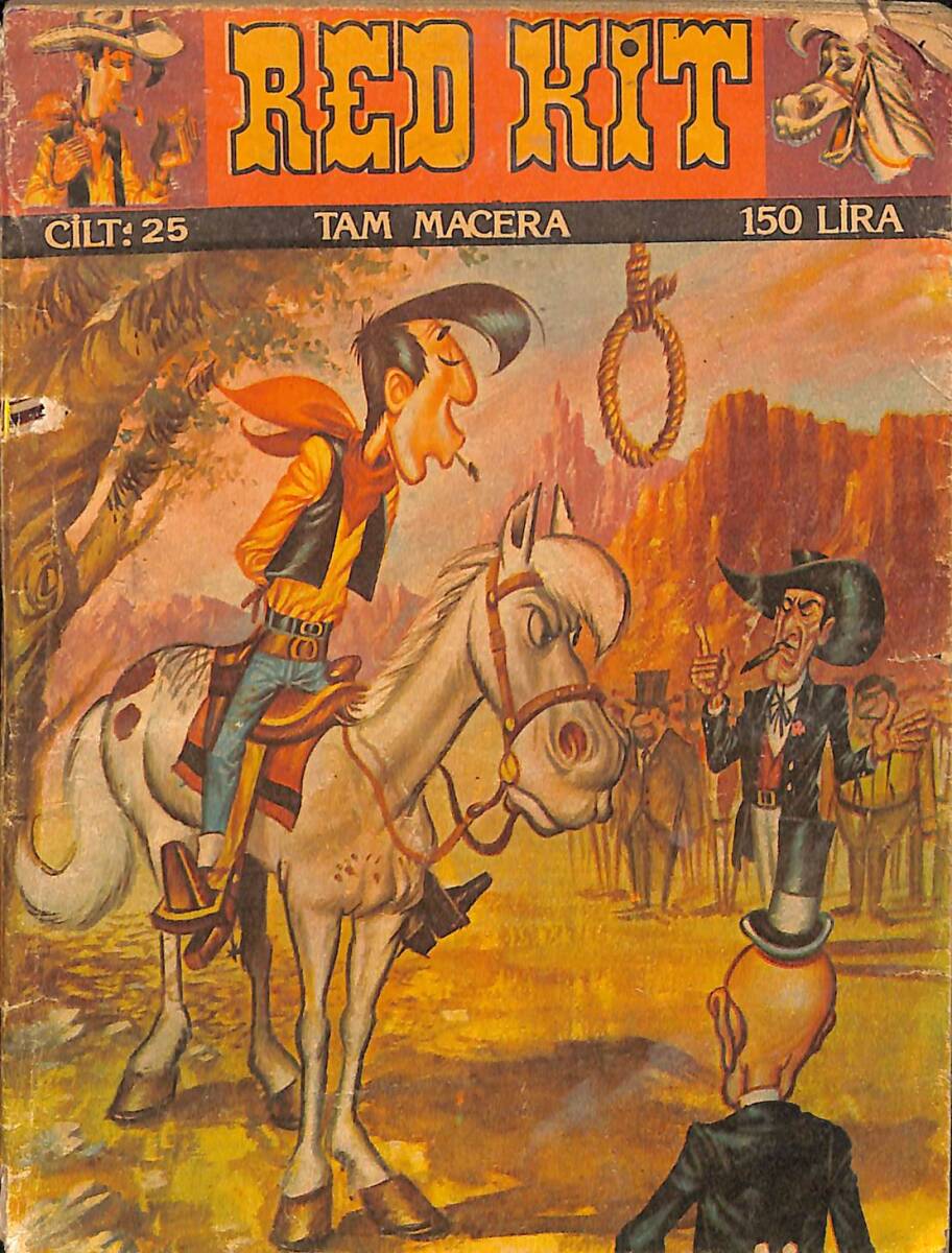 Red Kit Çizgi Roman Tam Macera - Cilt 25 , 150 Liralık Seri NDR98604 - 1