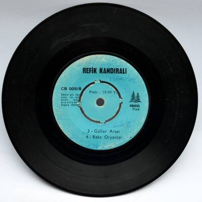 Refik Kandıralı 1-Bahriye Çiftetellisi 2-Tarihi Sulukule Çiftetellisi Mini LP PLK4491 - 3