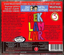Reklamlar 3 (Zeki Alasya - Metin Akpınar) VCD Film VCD27349 - 2