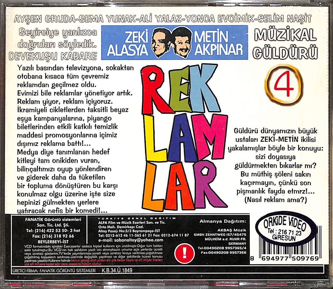 Reklamlar 4 VCD Film VCD27325 - 2