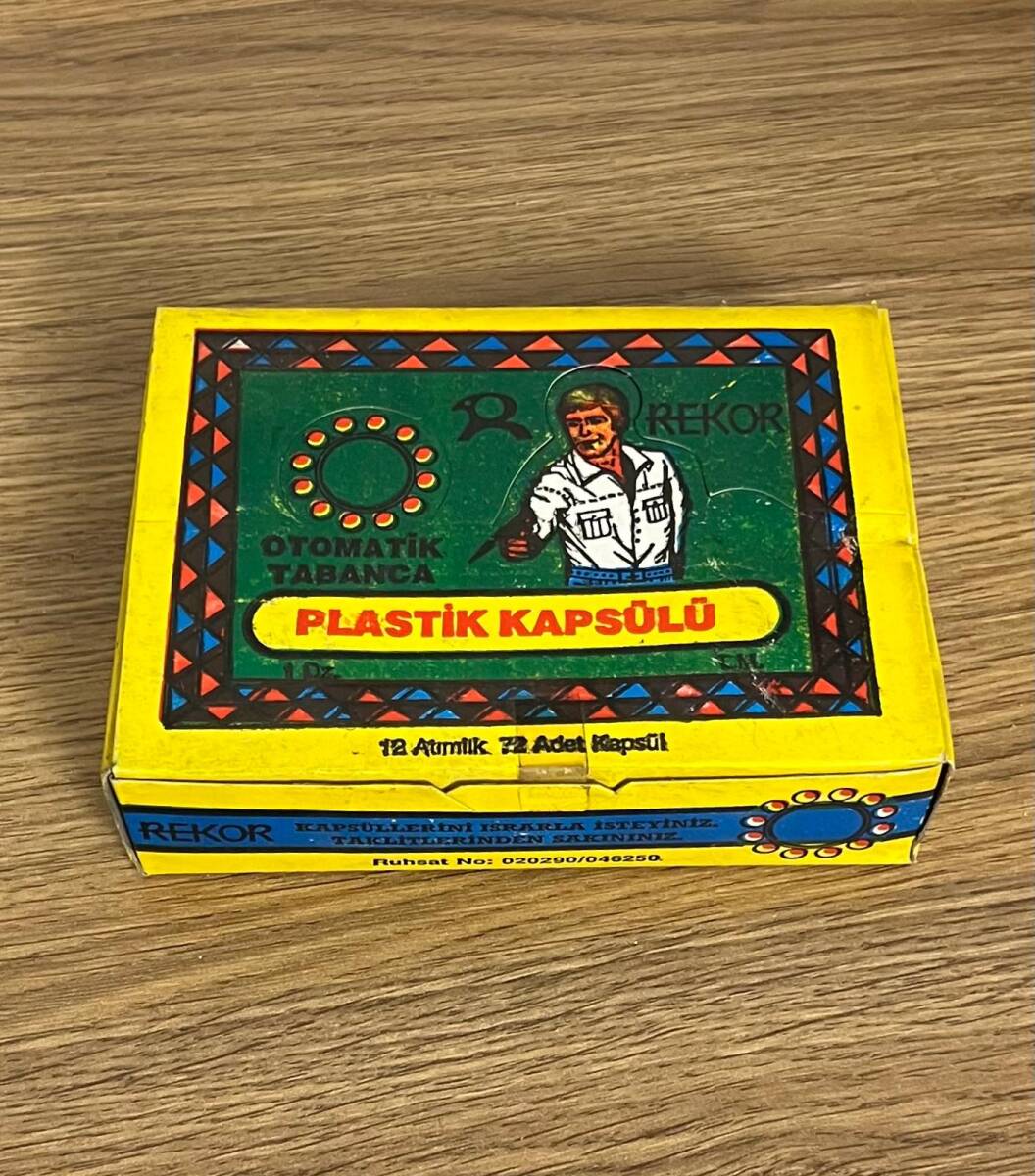 Rekor 1990s Otomatik Tabanca Plastik Kapsülleri Tam Dolu Kutu AOB4850 - 5