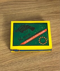 Rekor 1990s Otomatik Tabanca Plastik Kapsülleri Tam Dolu Kutu AOB4850 - 4