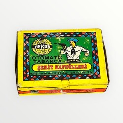 Rekor 1990s Otomatik Tabanca Şerit Kapsülleri Tam Dolu Kutu AOB4849 - 1