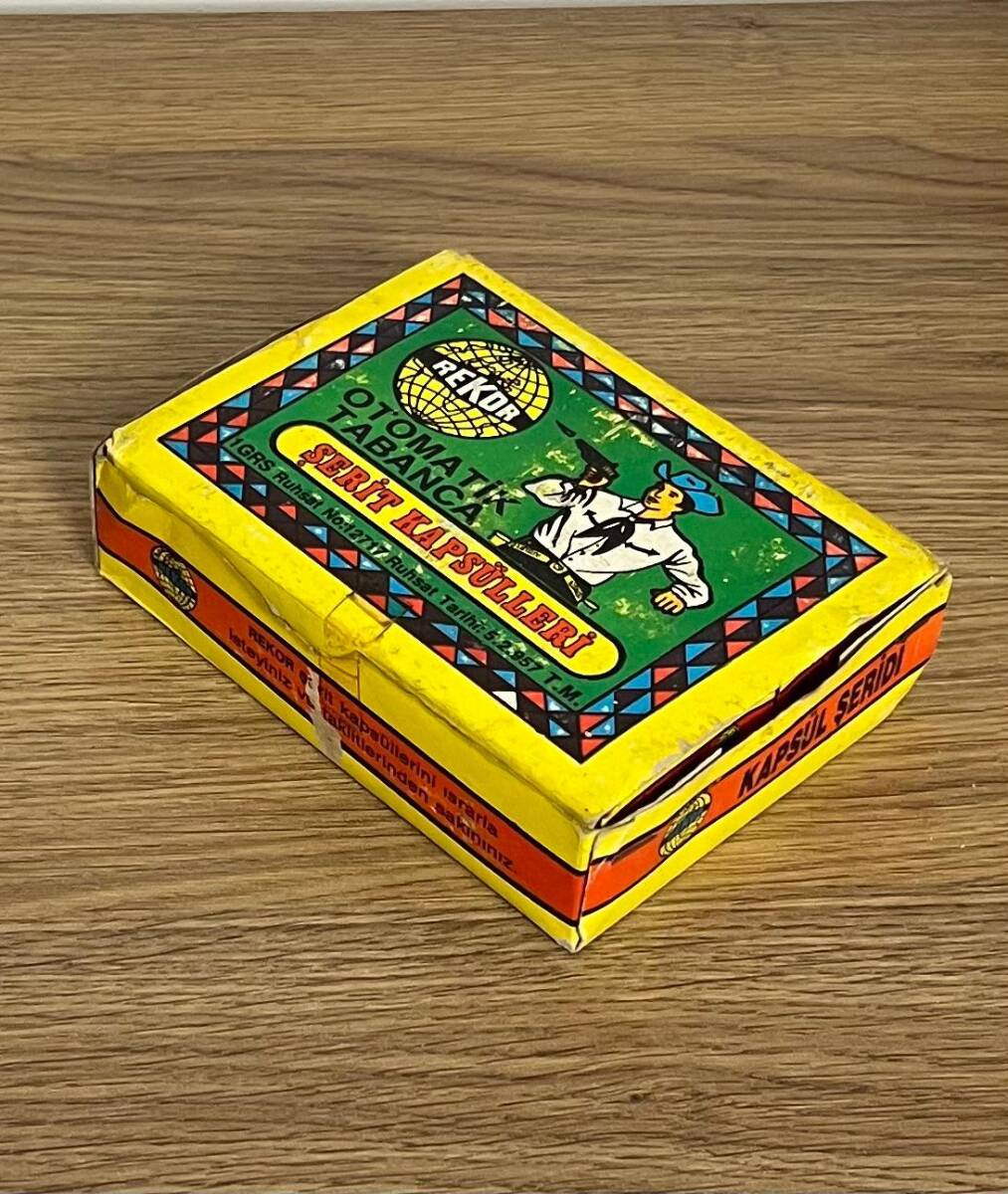 Rekor 1990s Otomatik Tabanca Şerit Kapsülleri Tam Dolu Kutu AOB4849 - 2