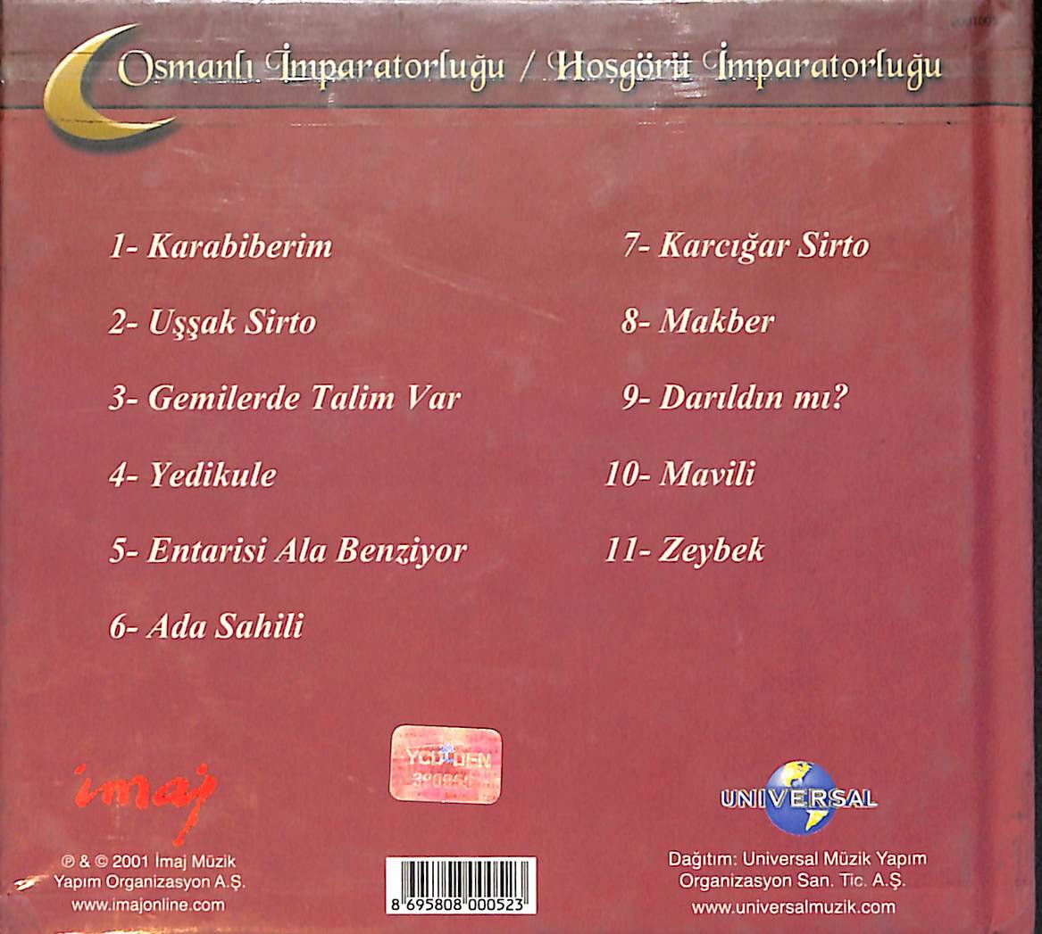 Rembetiko From Istanbul - Kudsi Erguner Ensemble CD Sıfır CD5899 - 2