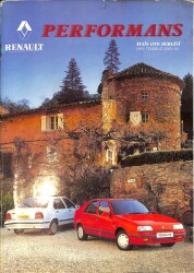 Renault Performans Mais Oto Dergisi 1993 Temmuz Sayı: 52 NDR93088 - Gökçekoleksiyon