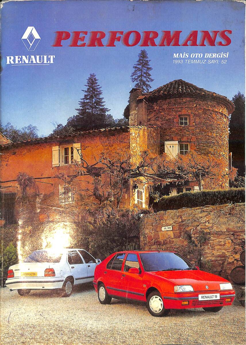 Renault Performans Mais Oto Dergisi 1993 Temmuz Sayı: 52 NDR93088 - 1