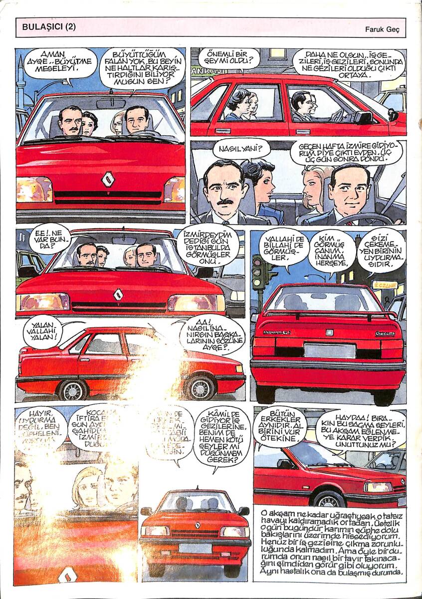 Renault Performans Oto Dergisi Ocak 1993 Sayı: 46 –Renault 1993 Takvimli Poster – Cüneyt Arkın, Yeşilçam'ı Anlatıyor – Hülya Avşar Ve İbrahim Tatlıses NDR101910 - 4