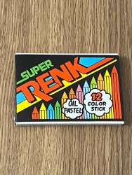 Renk Pastel Boy Türk Malı 1990s AOB4965 - 4