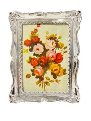 Renkli Gül Temalı Çerçeveli Resim (Küçük Boy) KRT24100 - 3