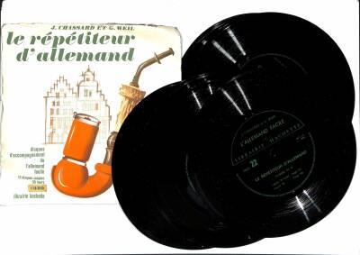 Repetiteur Dallemand 11 disques souples 33tours - 11 Adet Kolay Almanca Seti Plak PLAK (108) PLK22363 - 1