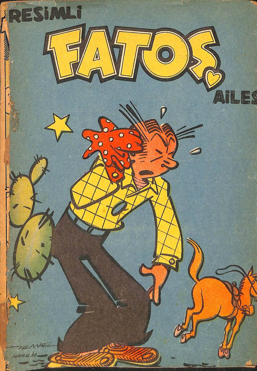  Resimli FATOŞ Ailesi Çizgi Roman (Ciltten Çıkma/Kapak Kopuk) NDR98584 - 1