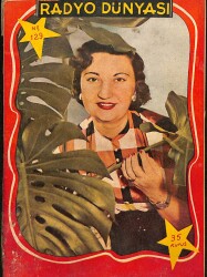 Resimli Radyo Dünyası Sayı 129 4 Aralık 1952 - Kapak Akitap Karacan - Neriman Esen - Ahmet Ve Necla Üstün NDR68022 - 2