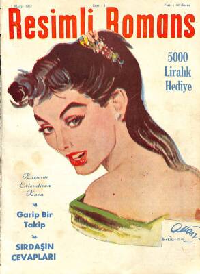 Resimli Romans Sayı11 1 Mayıs 1952 Bir Aşk Mucizesi Çizgi Roman, Şahane Gözlü Kız Leslie Caron NDR60419 - 1