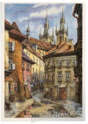 Ressam Kakolev Eski Kartpostal KRT3373 - Gökçekoleksiyon