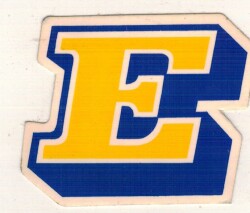 Retro E Harfli Sticker AKS1499 - Gökçekoleksiyon