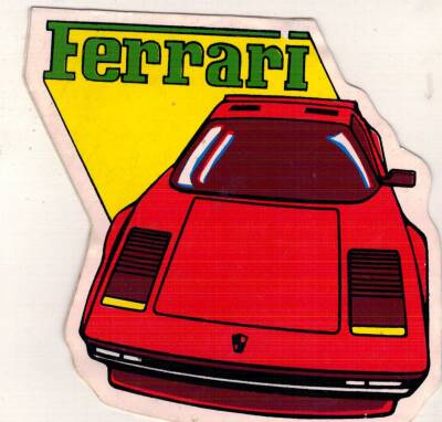 Retro Ferrari Sticker AKS1523 - 2