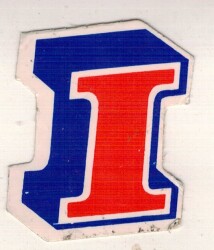 Retro I Harfli Sticker AKS1510 - Gökçekoleksiyon