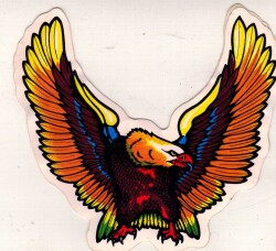 Retro Kartal Sticker AKS1522 - Gökçekoleksiyon