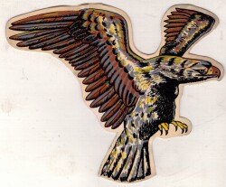 Retro Kartal Sticker AKS1536 - Gökçekoleksiyon