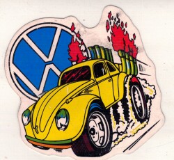 Retro Wolkswagen Sticker AKS1528 - Gökçekoleksiyon