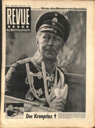 Revue Die Weltillustrierte Nr 31 4 Aug 1951 - Wilhelm 2 , Joyce Matthews NDR83940 - Gökçekoleksiyon