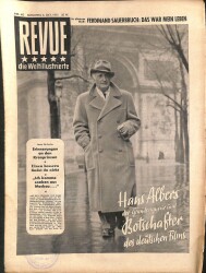 Revue Die Weltillustrierte Nr 40 6 Okt 1951 - Elizabeth Taylor, Cecile Aubry NDR83973 - Gökçekoleksiyon