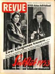 Revue Nr 8 21 Februar 1953 - Königin Elizabeth, Gisa Berre NDR84081 - Gökçekoleksiyon