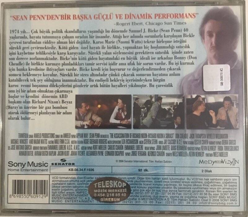 Richard Nixon`a Suikast VCD Film VCD8111 - 2