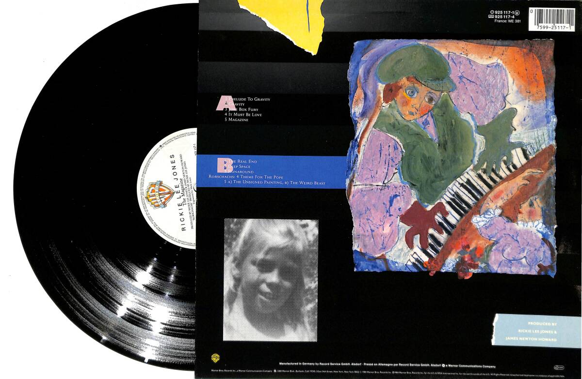 Rickie Lee Jones - The Magazine (Almanya Baskı) LP PLAK (10/8.5) PLK25941 - 2