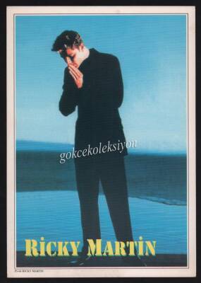 Ricky Martin Büyük Boy Kartpostal KRT4768 - 1